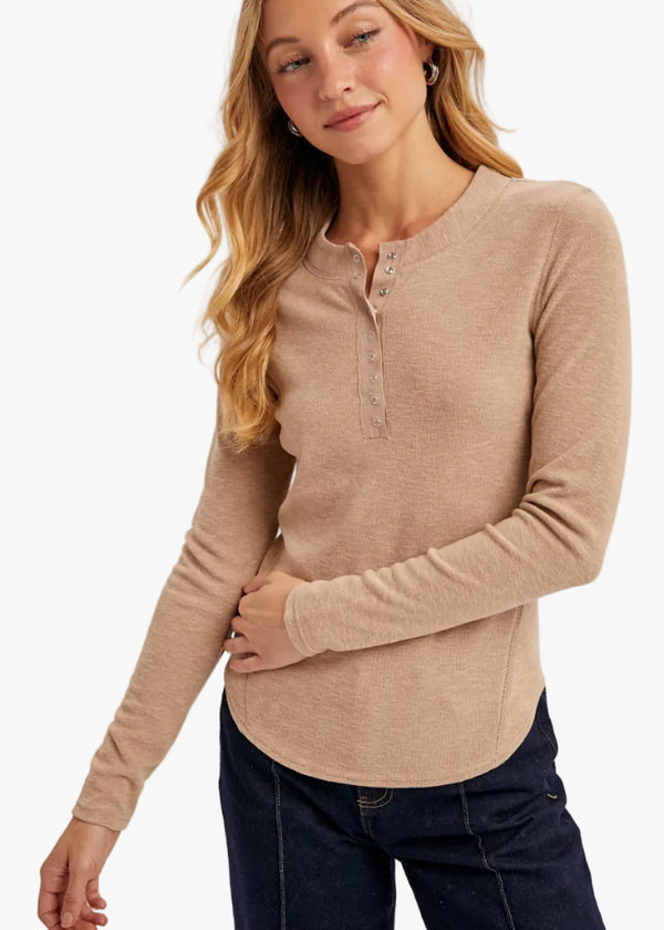 Julie Long Sleeve Henley
