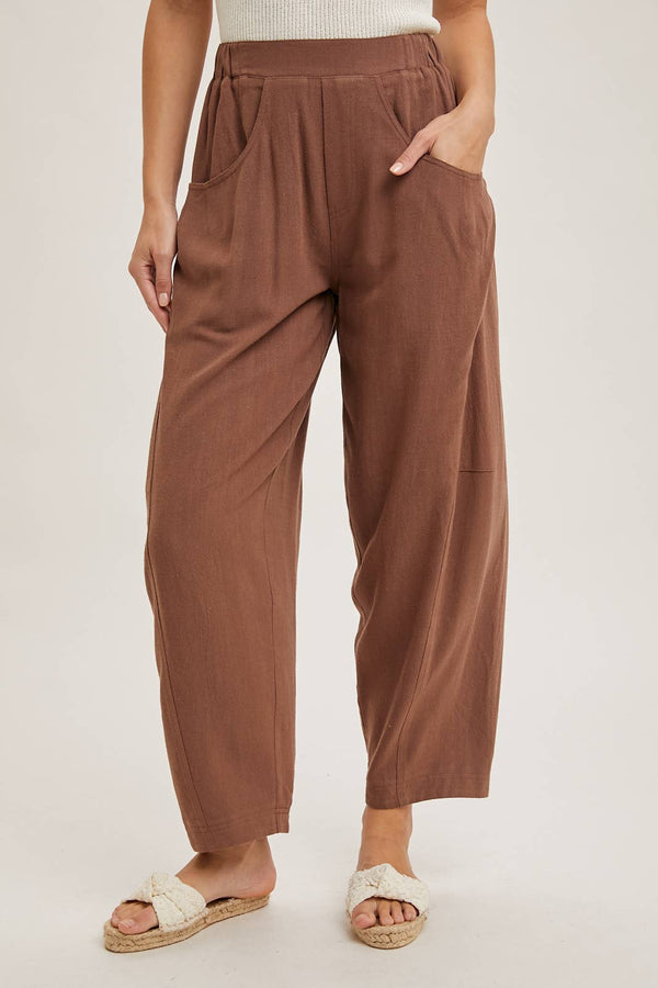 Carter Linen Barrel Pants