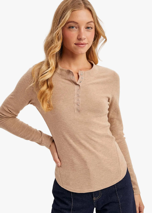 Julie Long Sleeve Henley