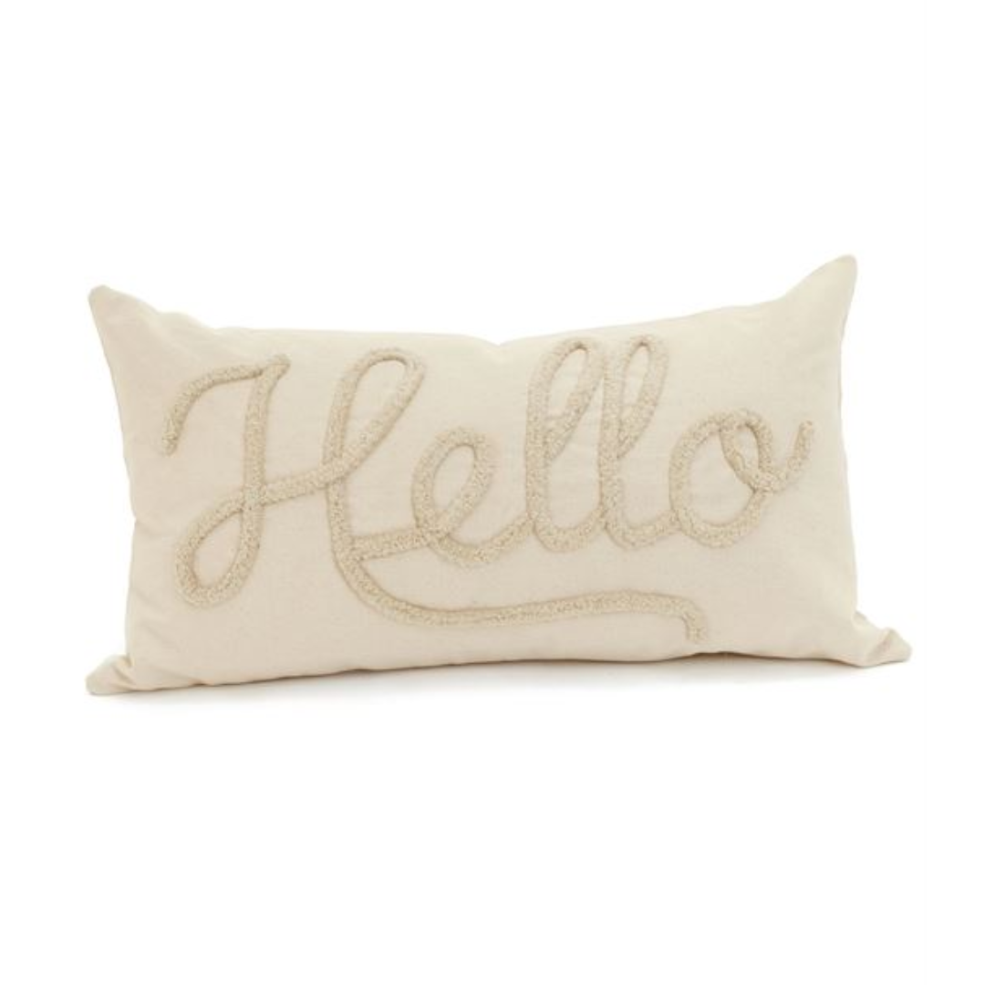 Hello Throw Pillow