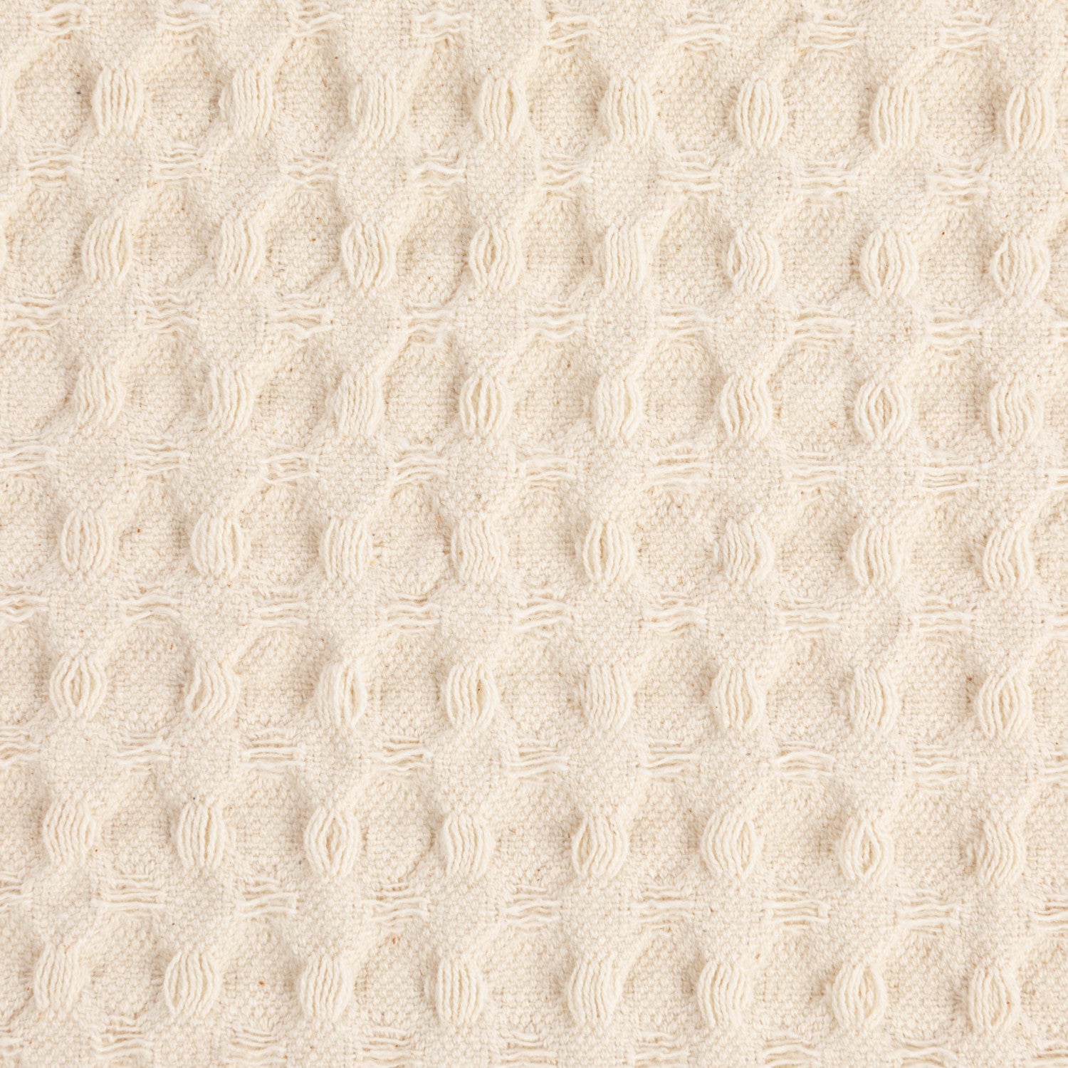 Cream Waffle Tea Towel