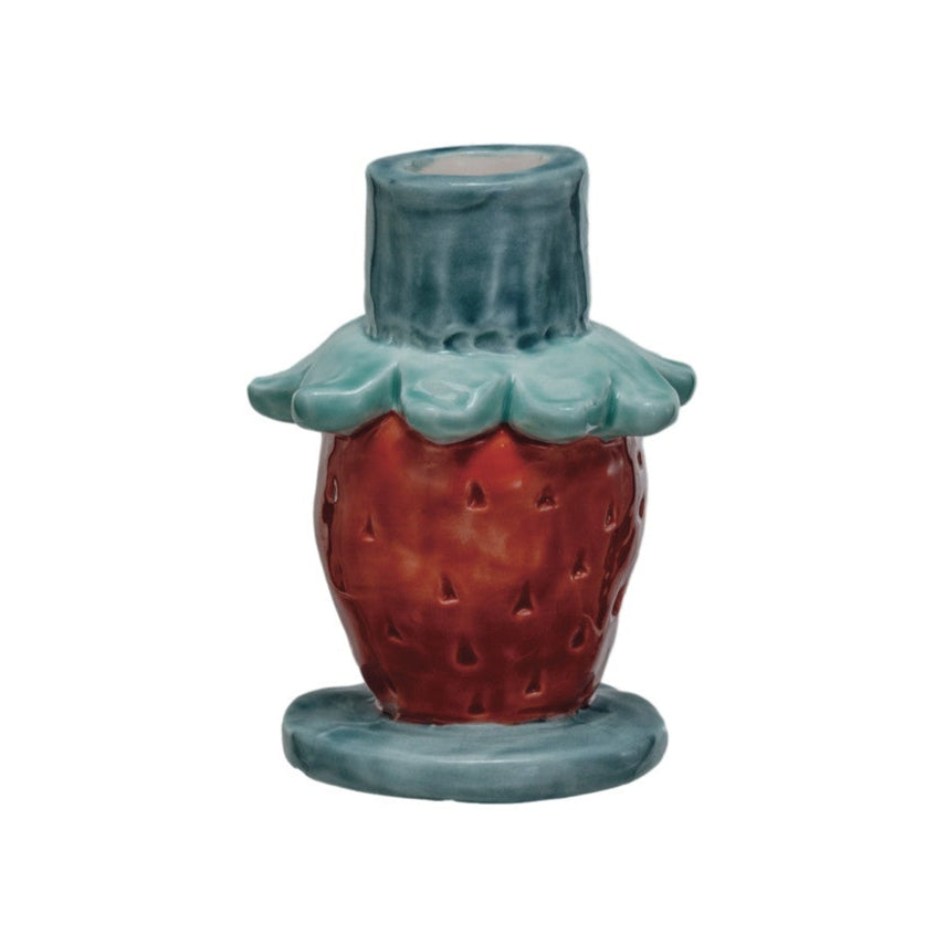 Harriet Strawberry Taper Holder