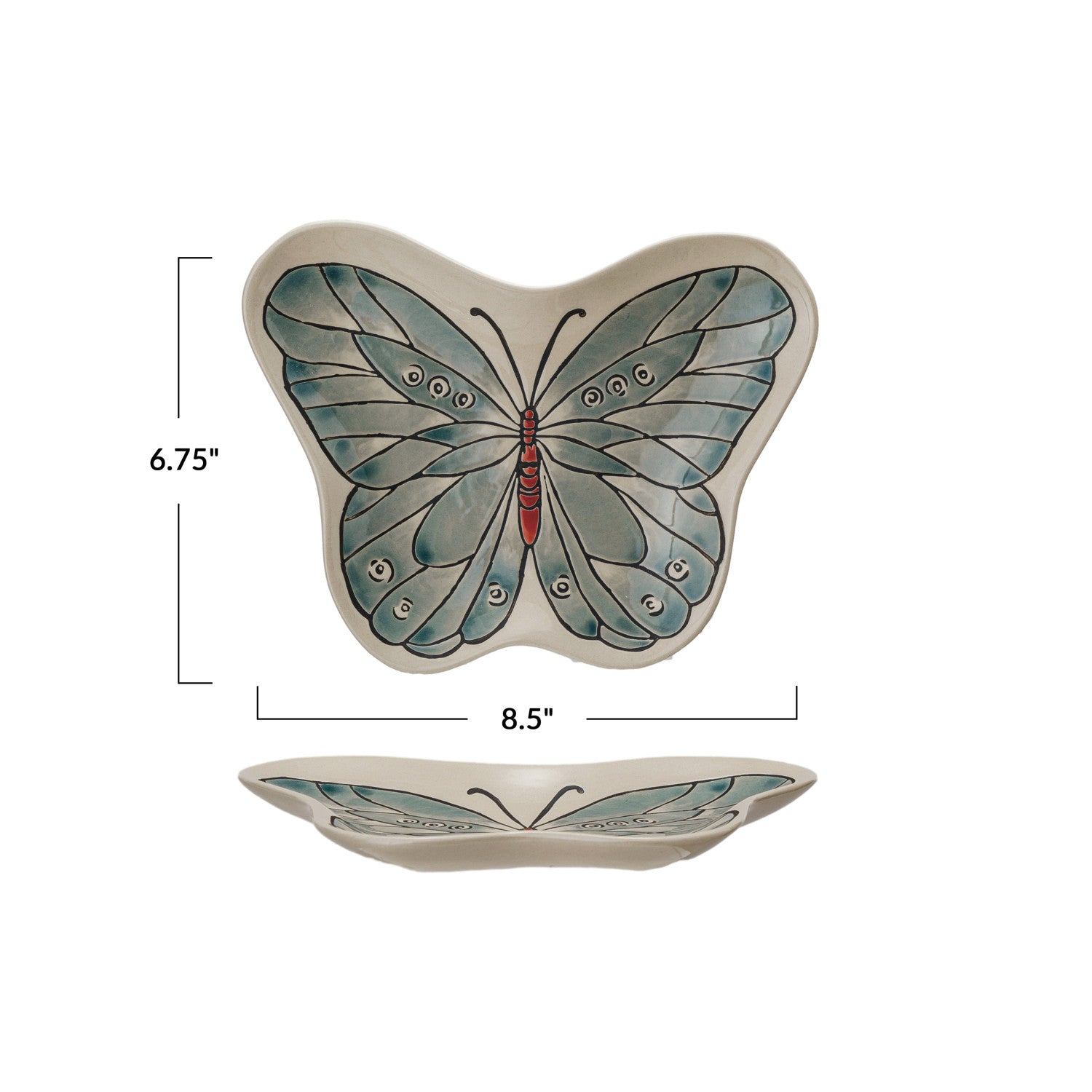 Flutter Stoneware Dish