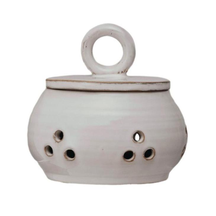 Stoneware Garlic Keeper