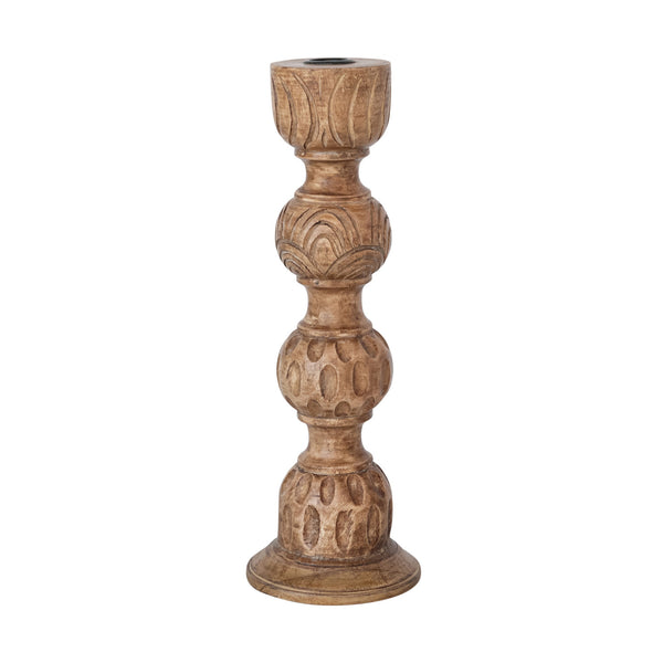 Kirstin Carved Candlestick
