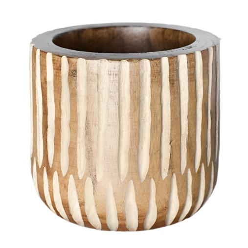 Alegra Wood Cachepot