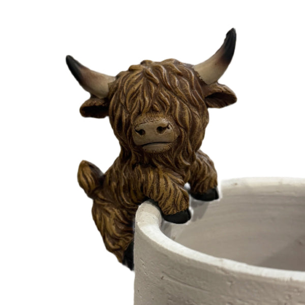 Highland Cow Pot Clinger
