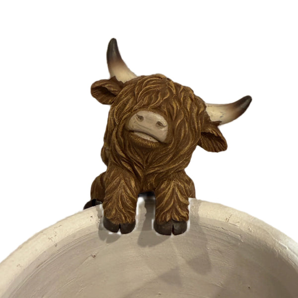 Highland Cow Pot Clinger