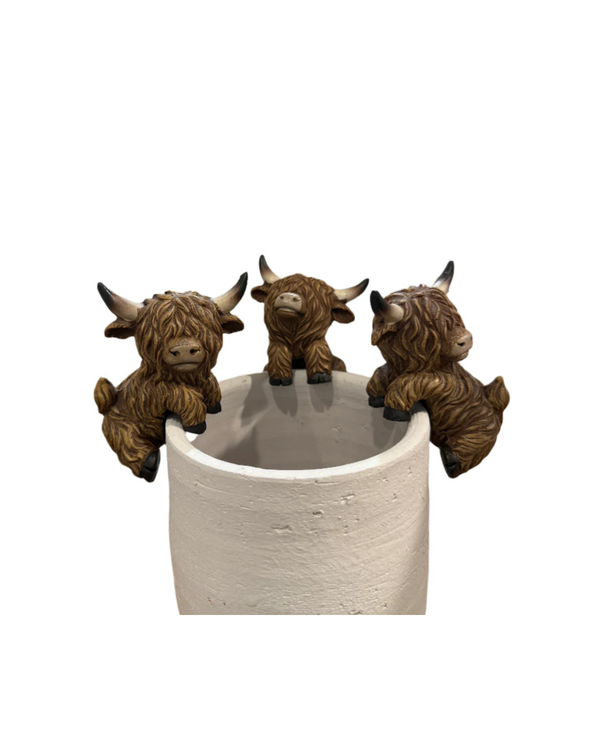 Highland Cow Pot Clinger