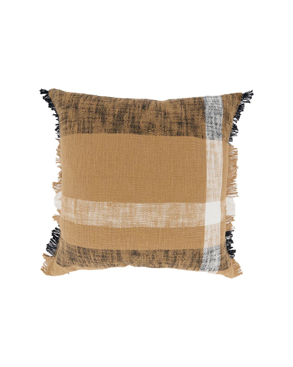 Maxi Plaid Throw Pillow