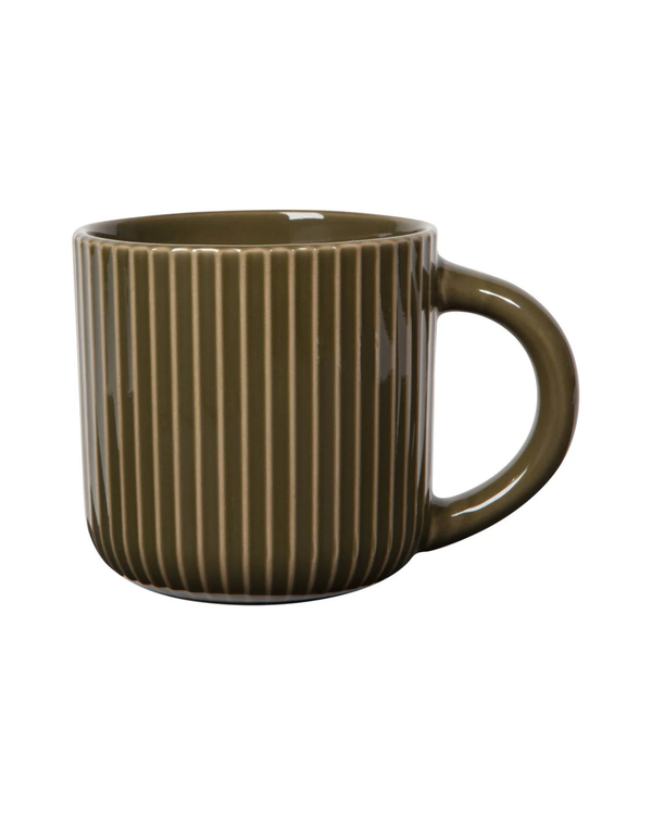 Olive Branch Fluted Mug