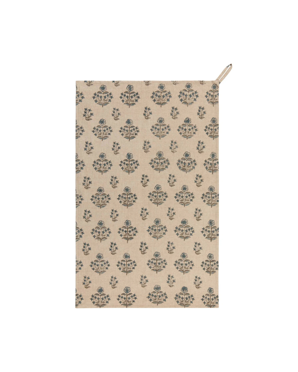 Salvia Block Print Dishtowel