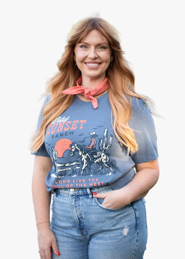 Wild Sunset Ranch Tee