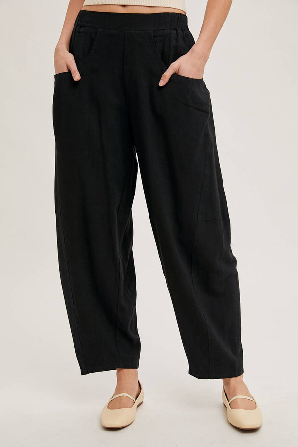Carter Linen Barrel Pants