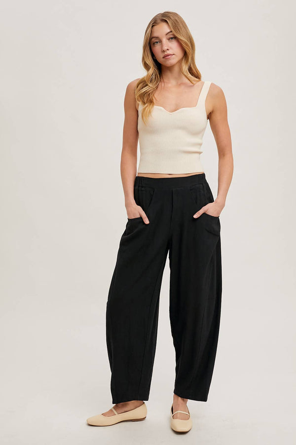 Carter Linen Barrel Pants