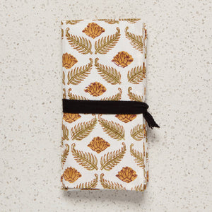 Frond Block Print Napkin Set