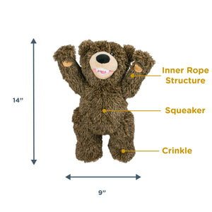 Grizzly Rope Body Dog Toy