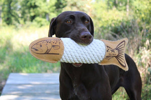 Trout Rope Tug Dog Toy