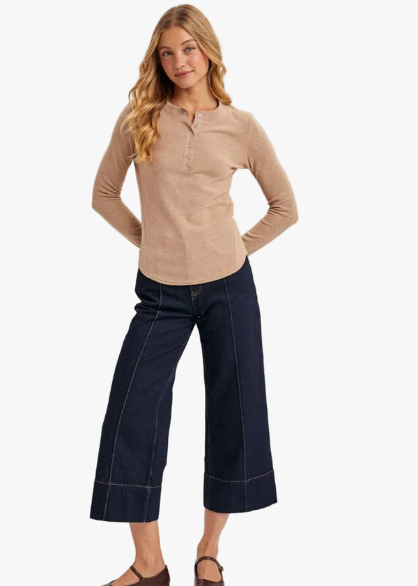Julie Long Sleeve Henley