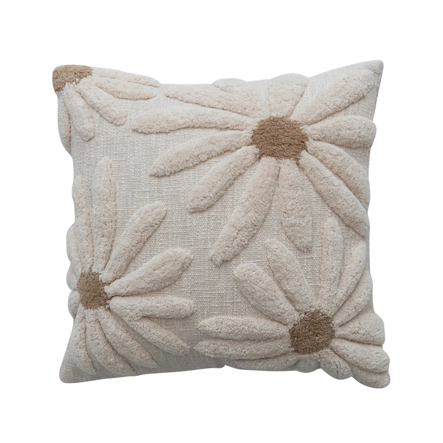 Daisy Tufted Pillow