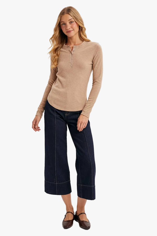 Julie Long Sleeve Henley