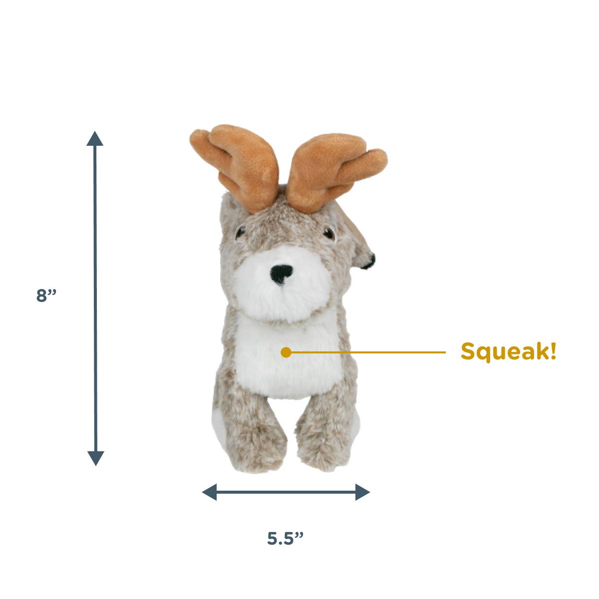 Jackalope Animated Dog Toy