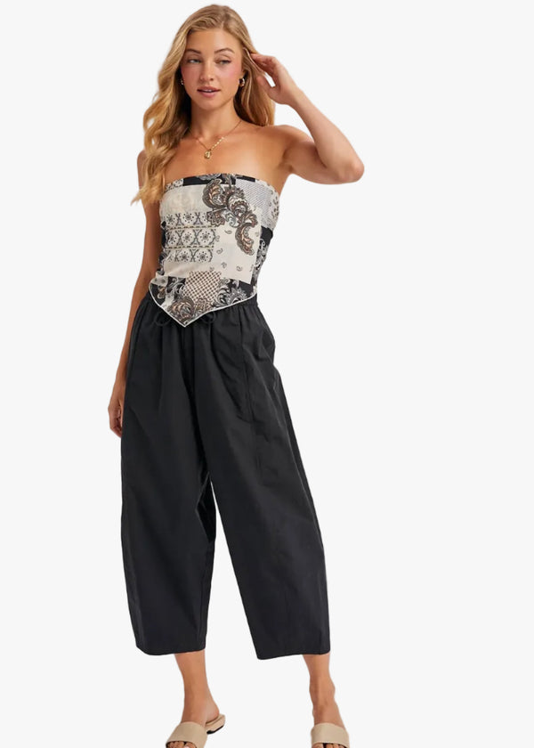 Cera Paperbag Barrel Pants