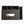 Black desk tissue holder/ organizer with stationery items on a white background