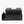Black desk tissue holder/ organizer on a white background