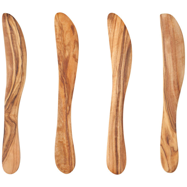 Olive Wood Spreaders Set of 4
