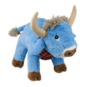 Crunch Plush Blue Ox Dog Toy