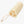 A natural beige loofah sponge with a cotton rope hanger against a white background.